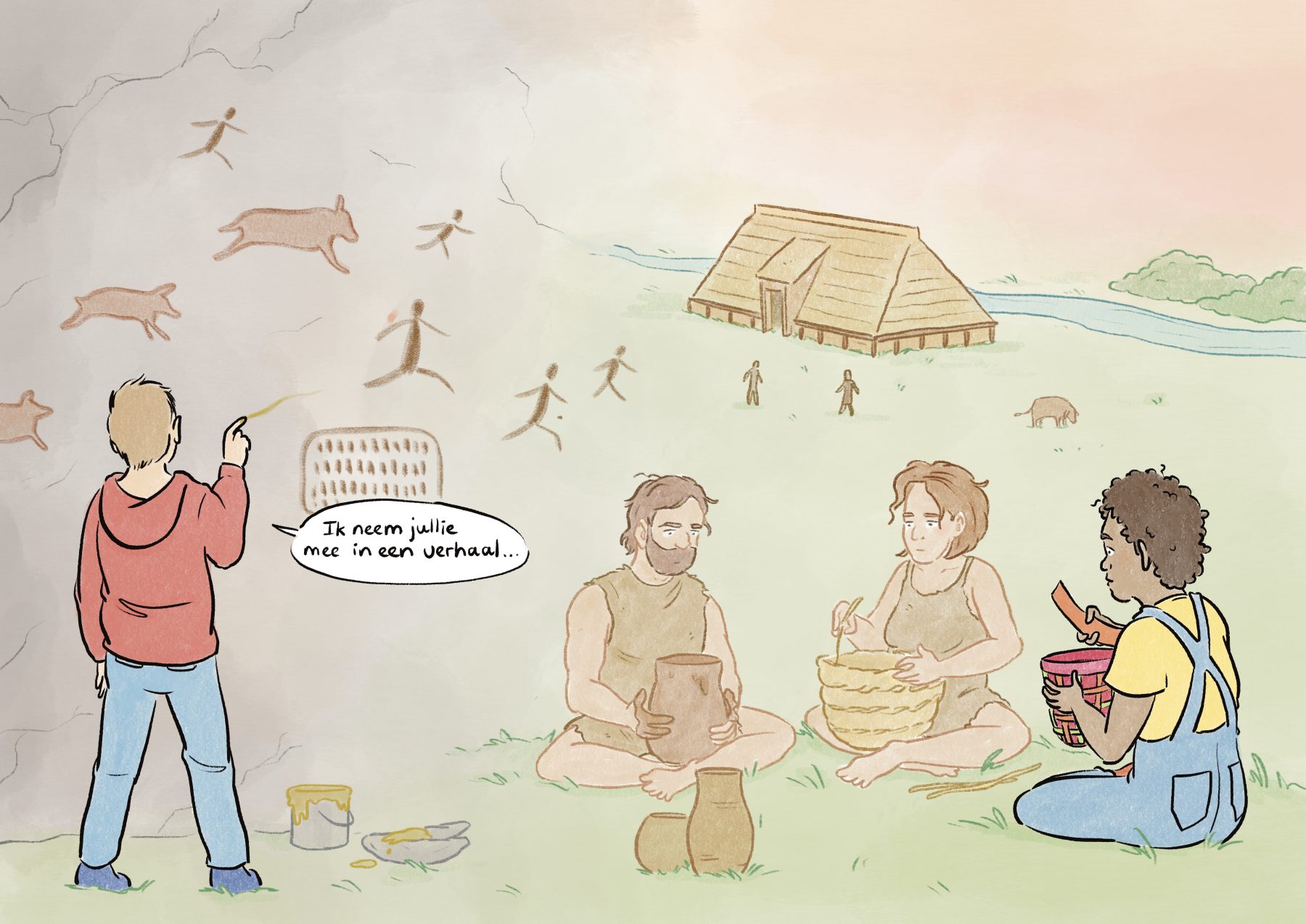 Tijd van Jagers en Boeren - Rozet