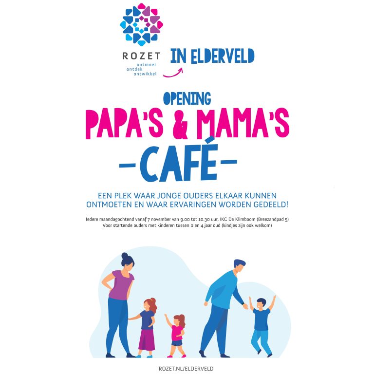 Opening Papa’s en Mama’s café in Rozetje Elderveld