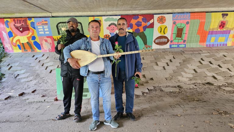 De fietstunnel tussen Elden en Elderveld