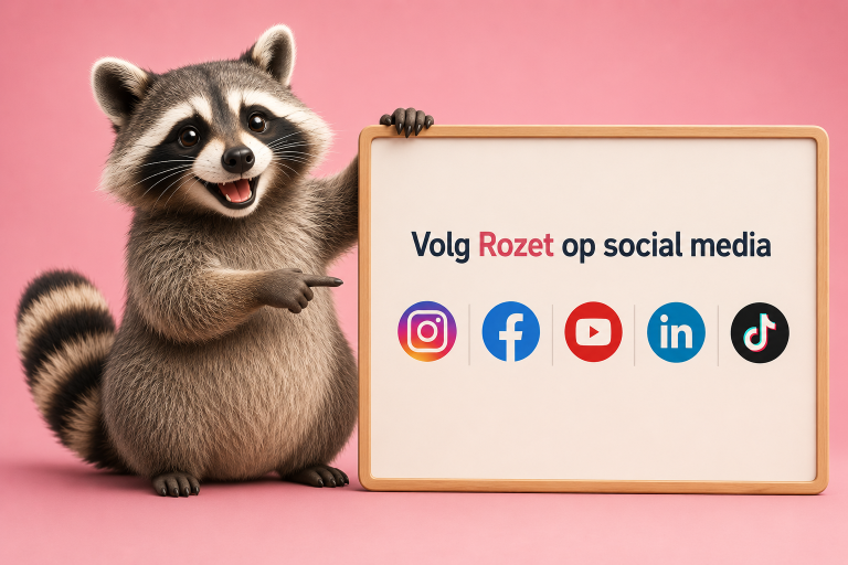 Niet op social media actief, maar wel ons volgen? Dat kan!